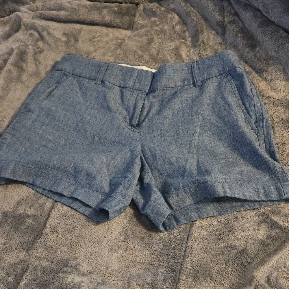 J. Crew Chambray Blue Women's Shorts